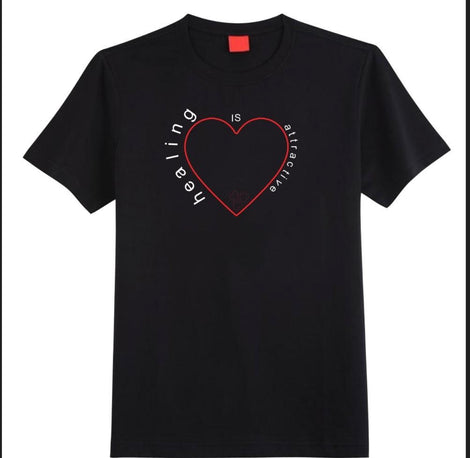 Healing Is Attractive- Heart Tee