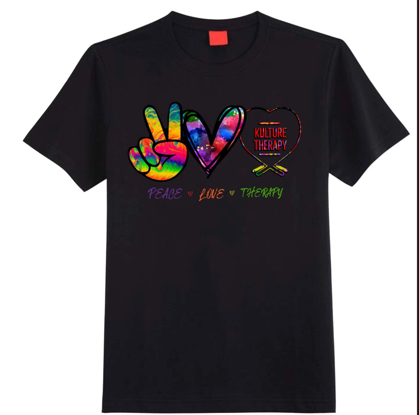 Peace, Love, Therapy Tee