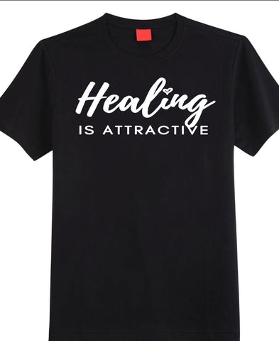 Healing Is Attractive- Chalk Tee