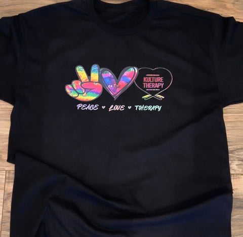 Peace, Love, Therapy Tee